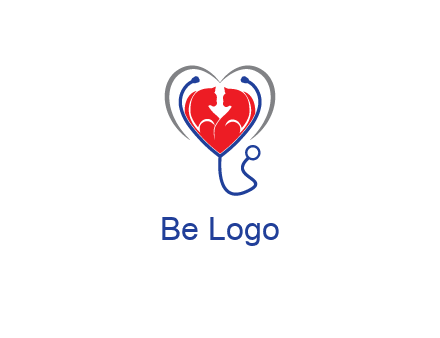 heart and stethoscope dating logo