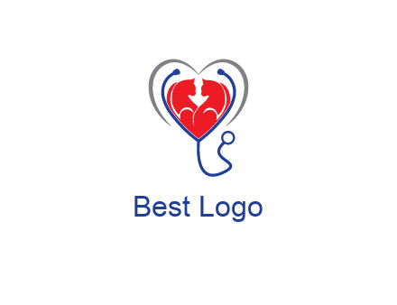 heart and stethoscope dating logo