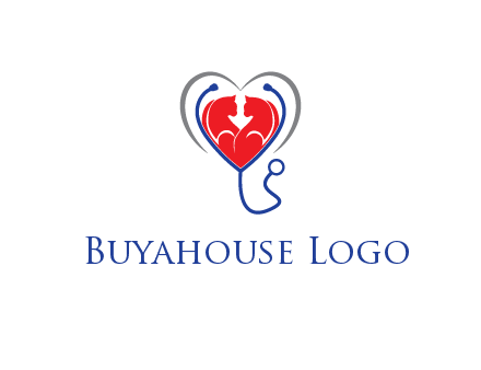 heart and stethoscope dating logo