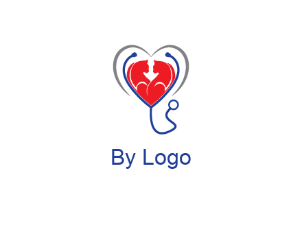 heart and stethoscope dating logo