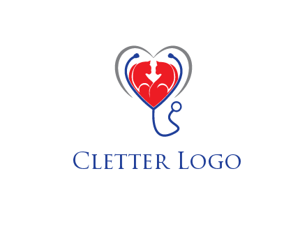heart and stethoscope dating logo
