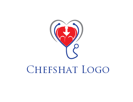 heart and stethoscope dating logo