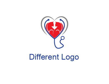 heart and stethoscope dating logo
