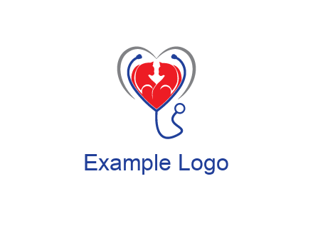 heart and stethoscope dating logo