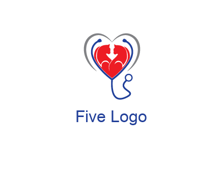 heart and stethoscope dating logo
