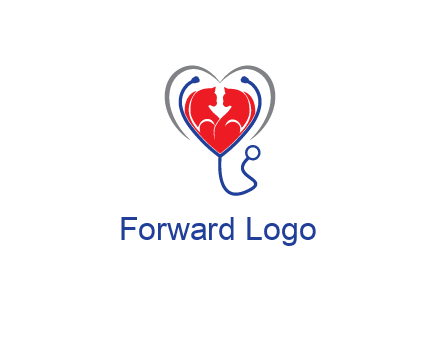 heart and stethoscope dating logo