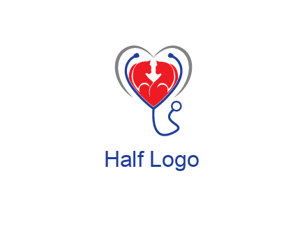 heart and stethoscope dating logo
