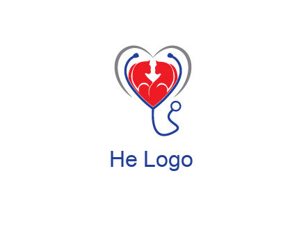 heart and stethoscope dating logo
