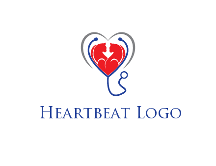 heart and stethoscope dating logo