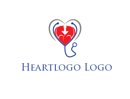 heart and stethoscope dating logo
