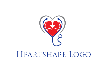 heart and stethoscope dating logo