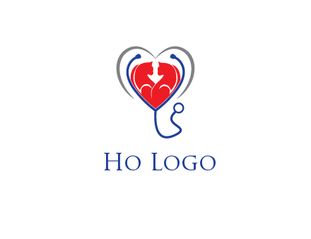 heart and stethoscope dating logo