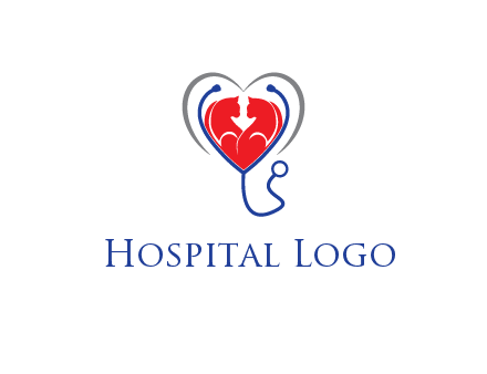 heart and stethoscope dating logo