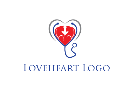 heart and stethoscope dating logo