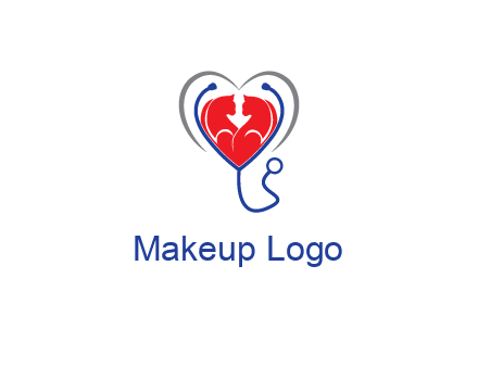 heart and stethoscope dating logo