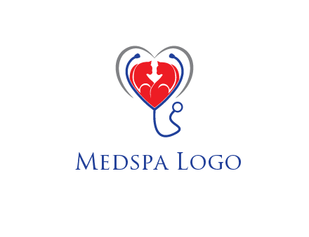heart and stethoscope dating logo
