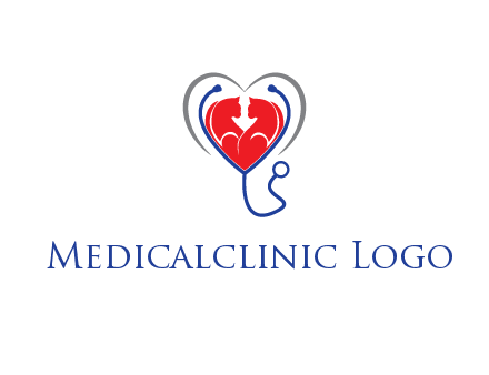 heart and stethoscope dating logo