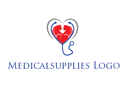 heart and stethoscope dating logo