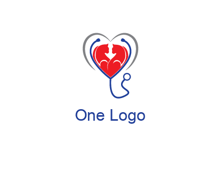 heart and stethoscope dating logo