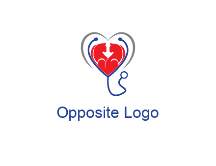 heart and stethoscope dating logo