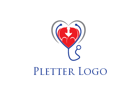 heart and stethoscope dating logo