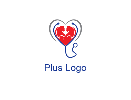 heart and stethoscope dating logo