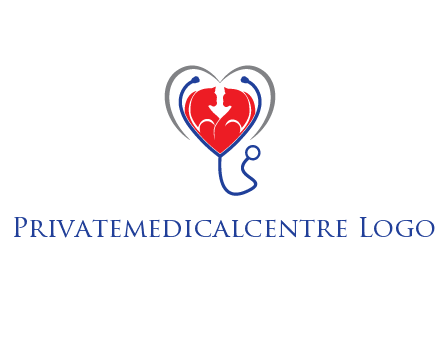 heart and stethoscope dating logo