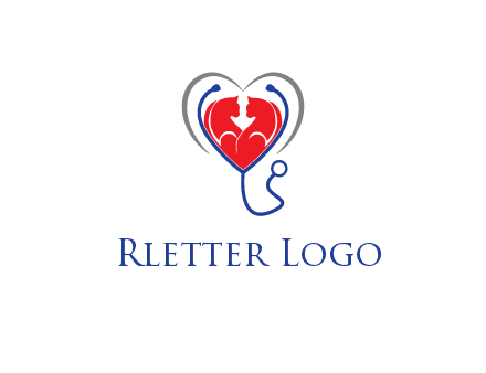 heart and stethoscope dating logo