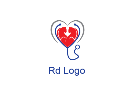 heart and stethoscope dating logo