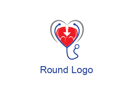 heart and stethoscope dating logo