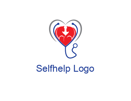 heart and stethoscope dating logo
