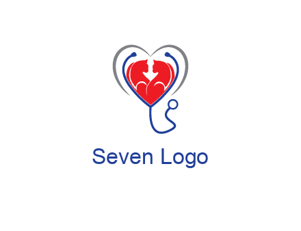heart and stethoscope dating logo