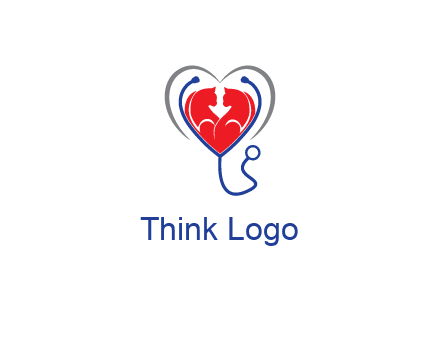 heart and stethoscope dating logo