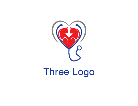 heart and stethoscope dating logo
