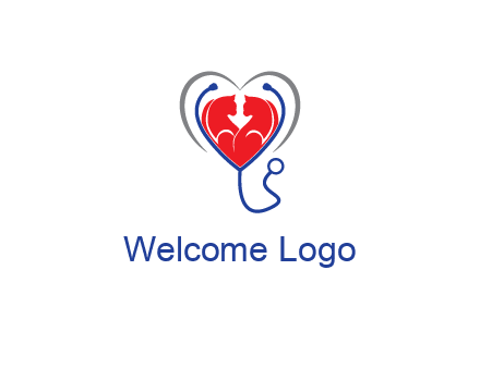 heart and stethoscope dating logo