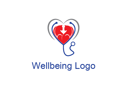 heart and stethoscope dating logo