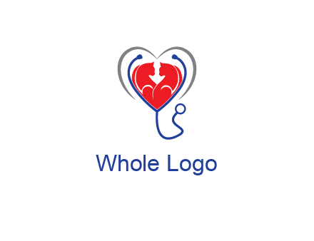heart and stethoscope dating logo