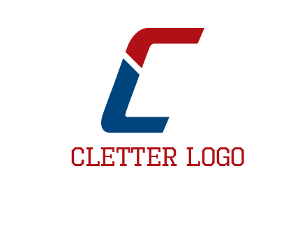 two tone letter C