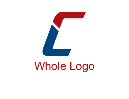 two tone letter C