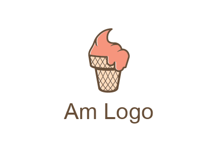 ice cream on cone
