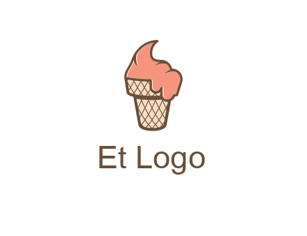 ice cream on cone