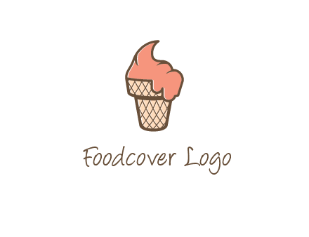 ice cream on cone