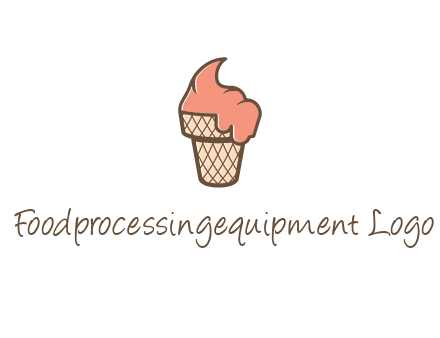 ice cream on cone