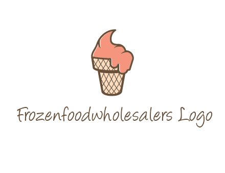 ice cream on cone