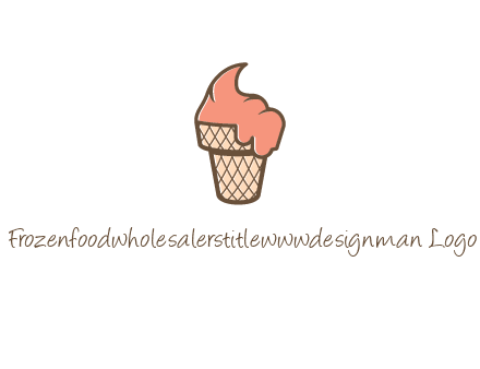 ice cream on cone