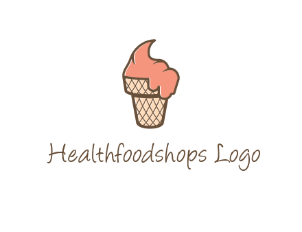 ice cream on cone