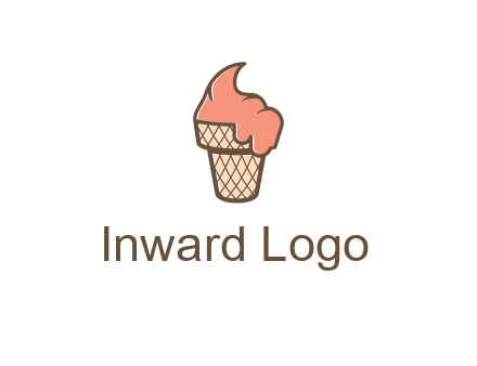 ice cream on cone