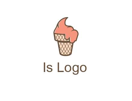 ice cream on cone