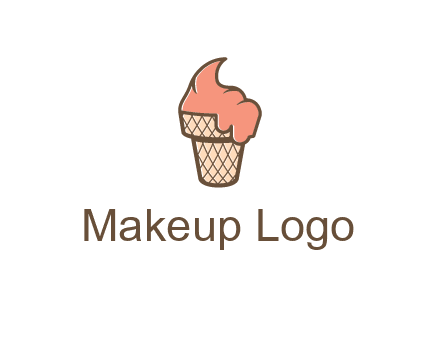 ice cream on cone