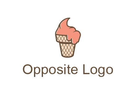 ice cream on cone